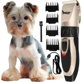 Purlov Honden Tondeuse Set - Stille en USB Oplaadbare Dierenverzorging