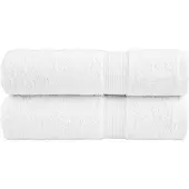 vidaXL Badhanddoeken SOLUND 2 st 600 g/m² 100x150 cm wit