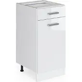 Vicco R-Line Keukenonderkast – 40 cm zonder werkblad Wit Hoogglans