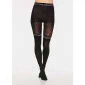 Chantal Thomass fantasie panty maat 3/L zwart