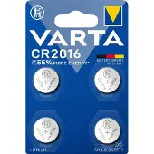 Varta CR2016 Lithium Knoopcel Batterij 3V 40 stuks