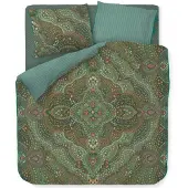 Pip studio Dekbedovertrek Alfombra Green Katoen-260 x 200 / 220 cm | Extra Breed