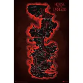 Grupo Erik Poster House of the Dragon - Map Westeros 61x91,5cm