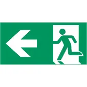Allesveilig.nl Nooduitgang naar links pictogram