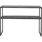 Bloomingville June Console Tafel, Zwart, Steen