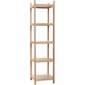 Hubsch Kast met 5 planken - 45x45xh180cm