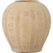Bloomingville Taym Deco Vaas, Natuur, Terracotta