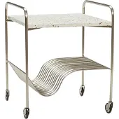 Hubsch Wave Trolley Terrazzo/Nikkel