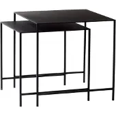 Hubsch Salontafel metaal - set van 2 stuks