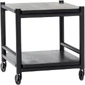 Hubsch Trolley hout - zwart