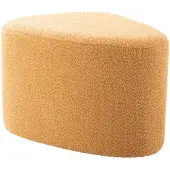 Leitmotiv Poef Ada Organic Large - Geel - 60x47x38cm - Scandinavisch