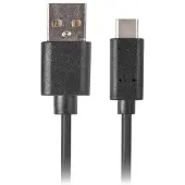 Lanberg Kabel Micro USB Lanberg CA-USBO-20CU-0005-BK Zwart 50 cm 0.5 m