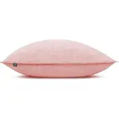 Zohome Kussensloop Lino - Kussenhoes van 80x80 cm - 1 stuk - 100% Katoen - Rood