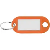 Combicraft sleutellabels oranje 48x22mm actiemodel - 100 stuks