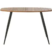 Jline console Ovaal - gerecycleerd hout - naturel