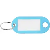 Combicraft sleutellabels licht blauw 48x22mm actiemodel - 100 stuks