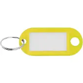 Combicraft sleutellabels geel 48x22mm actiemodel - 100 stuks