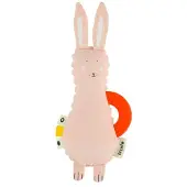 Trixie speelknuffel mini Mrs. Rabbit 16 cm katoen/polyester roze