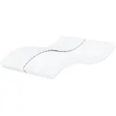 vidaXL Schuimmatras hardheid H2 H3 160x200 cm wit