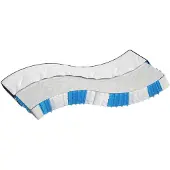 vidaXL Pocketveringmatras middelhard-hard 140x190 cm