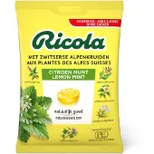 Ricola 6x Keelpastilles Citroen Munt Suikervrij Zakje 75 gr