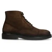 Manfield Bruine suède veterboots | Maat 40