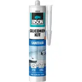 Bison Siliconenkit Sanitair Grijs 300ml