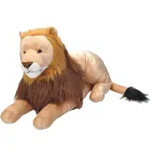 Toys knuffel leeuw junior 76 cm pluche bruin