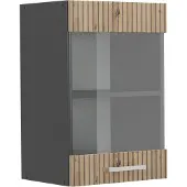 Vicco R-Line Glazen keukenkast – 40 cm Artisanaal eiken