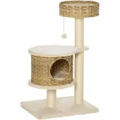 PawHut Kraboom met kattenhol, model D30-484