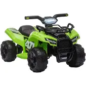 HOMCOM HOMdotCOM Elektrische kinderauto 66 cm x 44 cm x 42 cm groen
