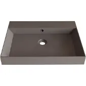 Gliss Design Wastafel lako 60 cm zonder kraangat mat leigrijs