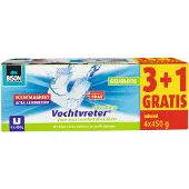 Bison 4x Vochtvreter Vochtmagneet Neutraal Navulling 4 Stuks