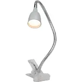 Brilliant Grijze bureaulamp Anthony met klem