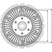 NRF Koppeling, radiatorventilator 49002