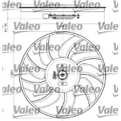 Valeo Koelventilatorwiel, motorkoeling 696350