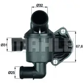 MAHLE ORIGINAL Thermostaat, koelvloeistof TI 35 87