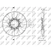 NRF 49831 Koelventilatorwiel