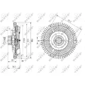 NRF Koppeling, radiatorventilator 49647