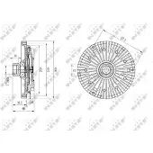 NRF 49589 Koppeling, radiateurventilator