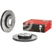 Brembo Remschijf 09D62411 voorkant, geventileerd, sterk gecarboniseerd, 1 Stuk