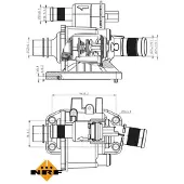NRF Thermostaat, koelvloeistof 725058