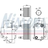 Nissens Olie radiator, motorolie 91269