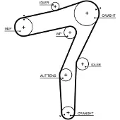 Gates 5719XS Distributieriem