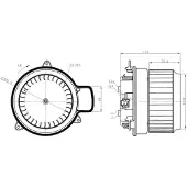 NRF 34287: Ventilatormotor voor de binnenlucht