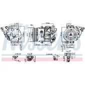 Nissens Compressor airconditioning 890805