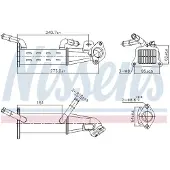 Nissens 989451 EGR-koeler