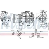 Nissens Compressor airconditioning 890717