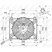 NRF 47668 Koelventilator