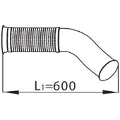 DINEX Uitlaatpijp DINEX68090